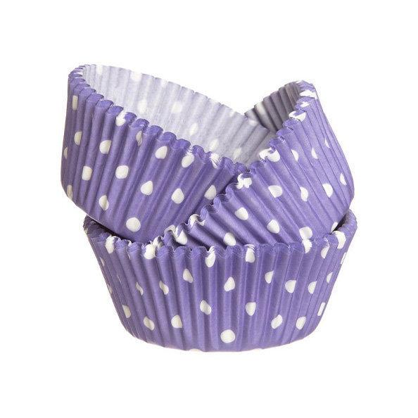 Simcha Collection Pink Polka Dots Large Baking Cups