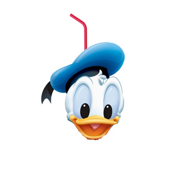 GREENS Donald Duck Straw Topper 3D Silicone Mould - Greens