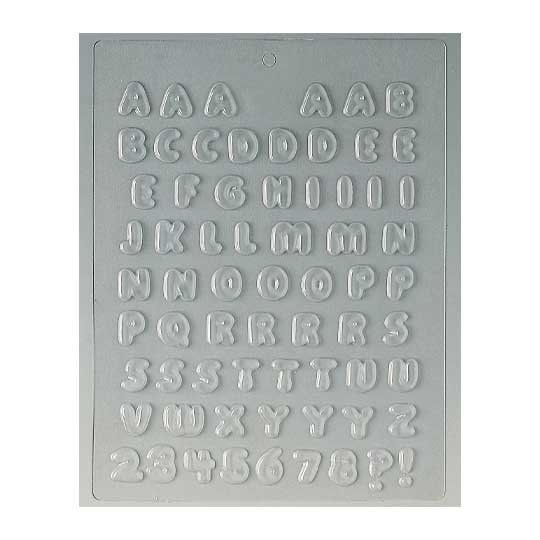 MARTELLATO Polyethylene Mould Alphabets & Numbers - 90-14241 - Greens ...