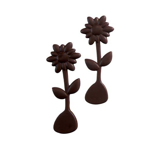 Martellato MA1055 Professional Polycarbonate Dafne Flower Chocolate